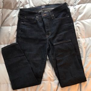 J Crew High Rise Skinny Jeans Indigo